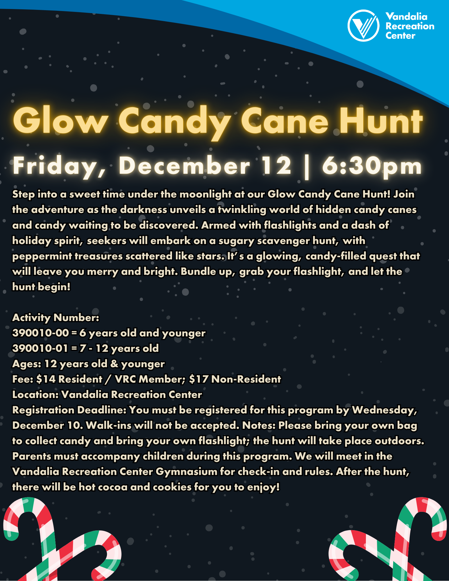 Glow Candy Cane Hunt