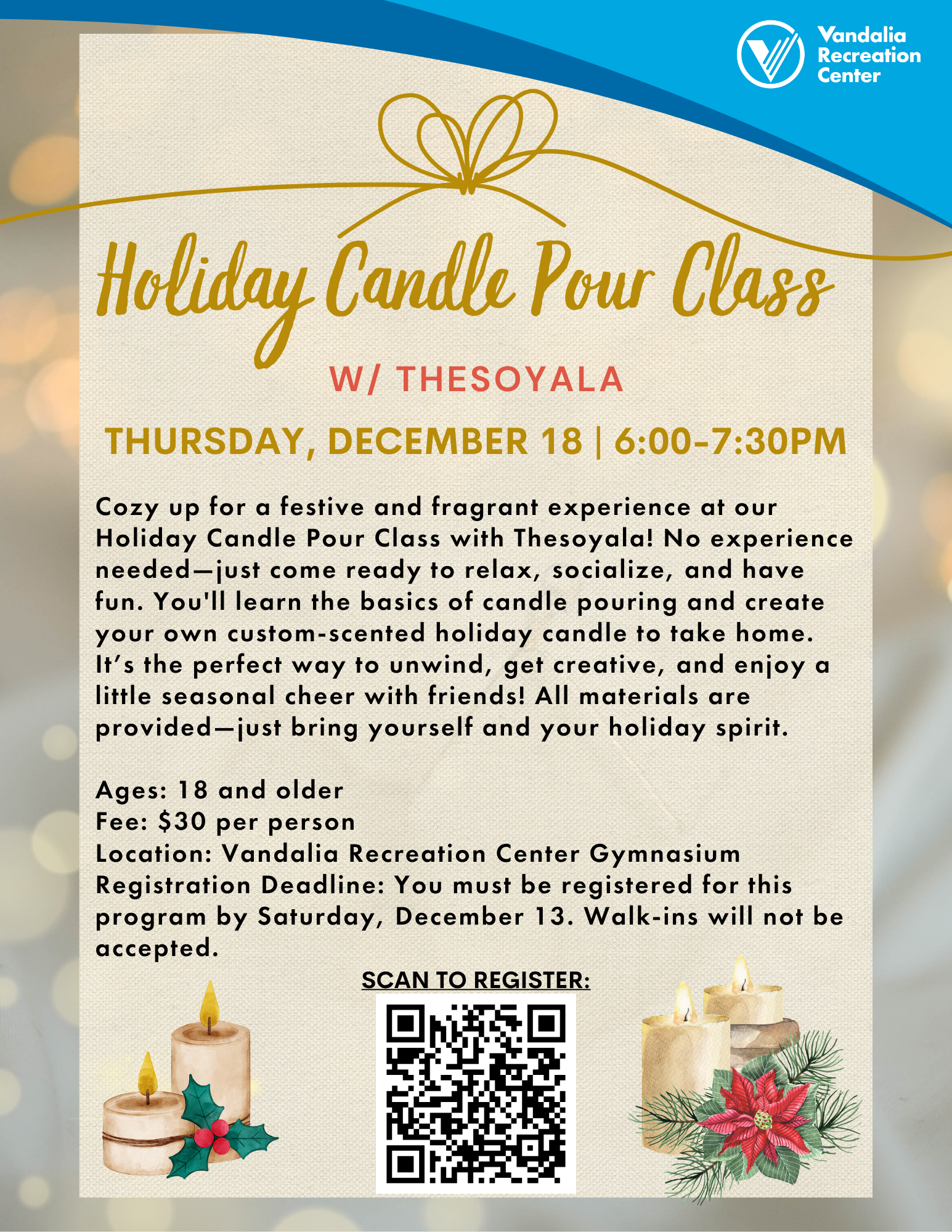 Holiday Candle Pour w Thesoyala