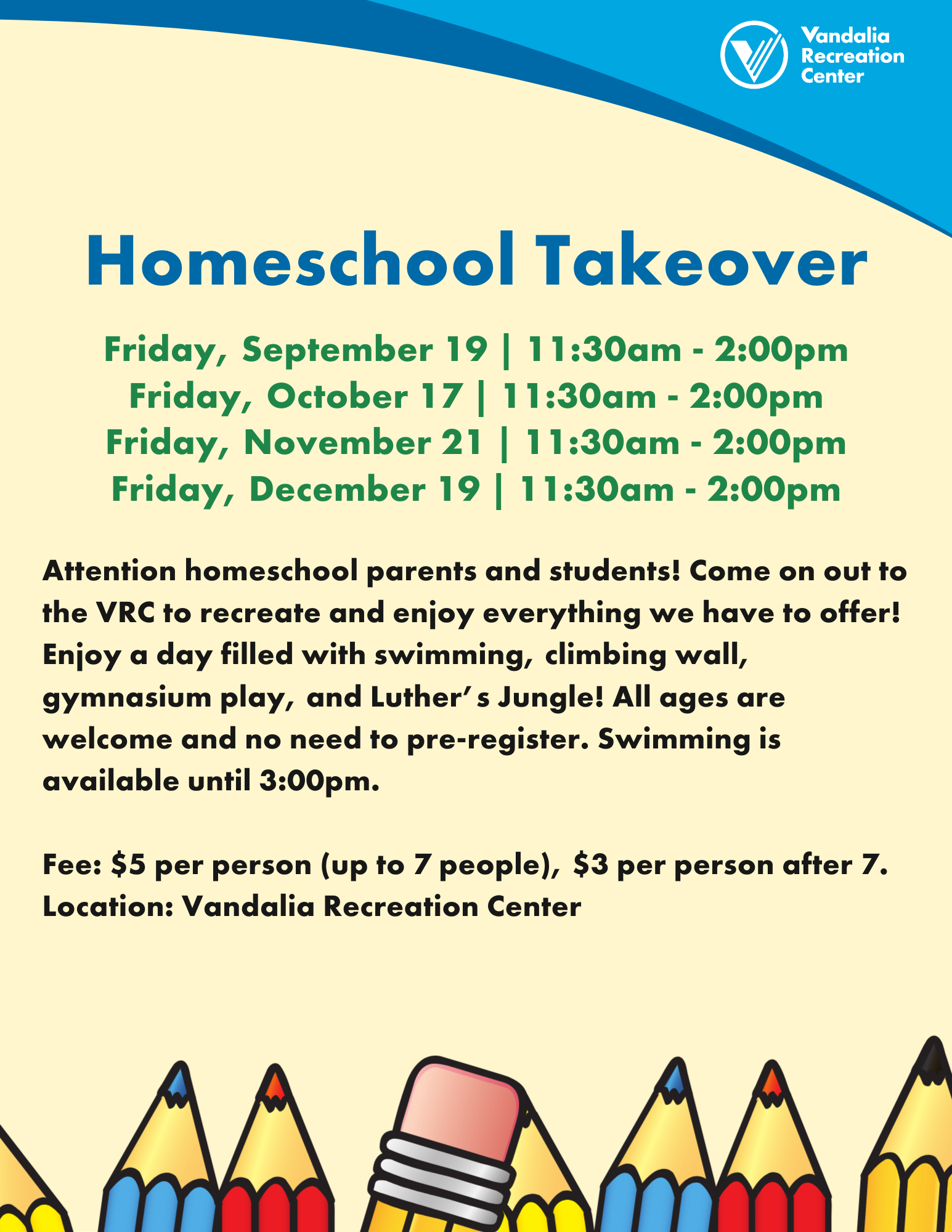 Homeschool Takeover September - December 2025