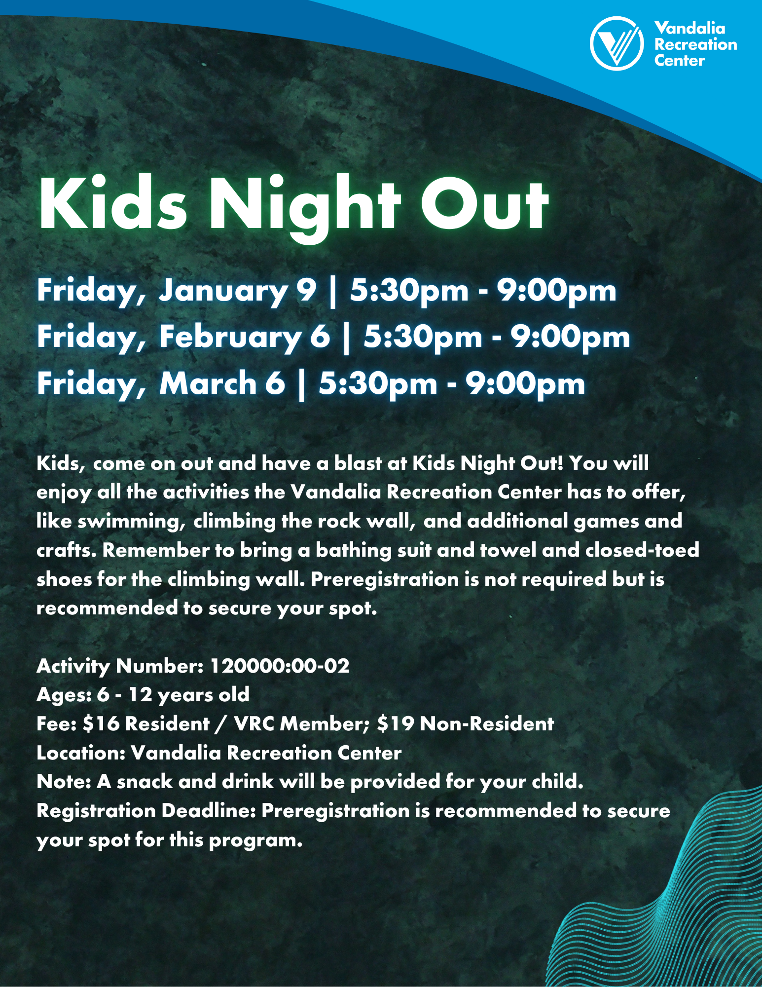 Kids Night Out January-March 2026