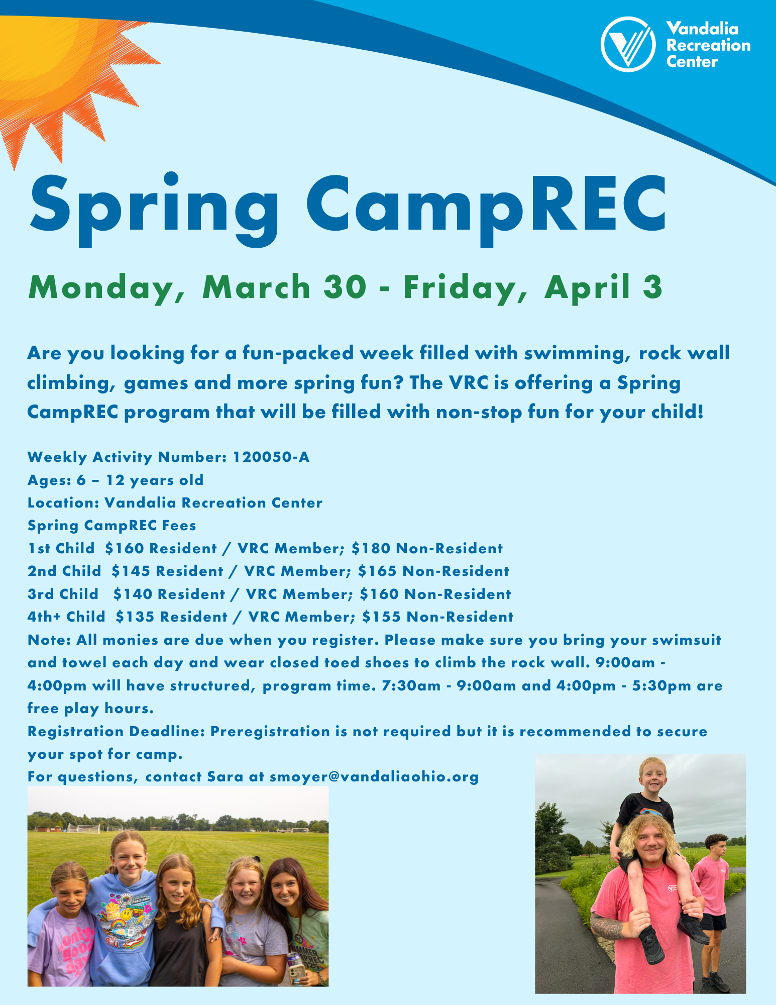 Spring CampREC 2026