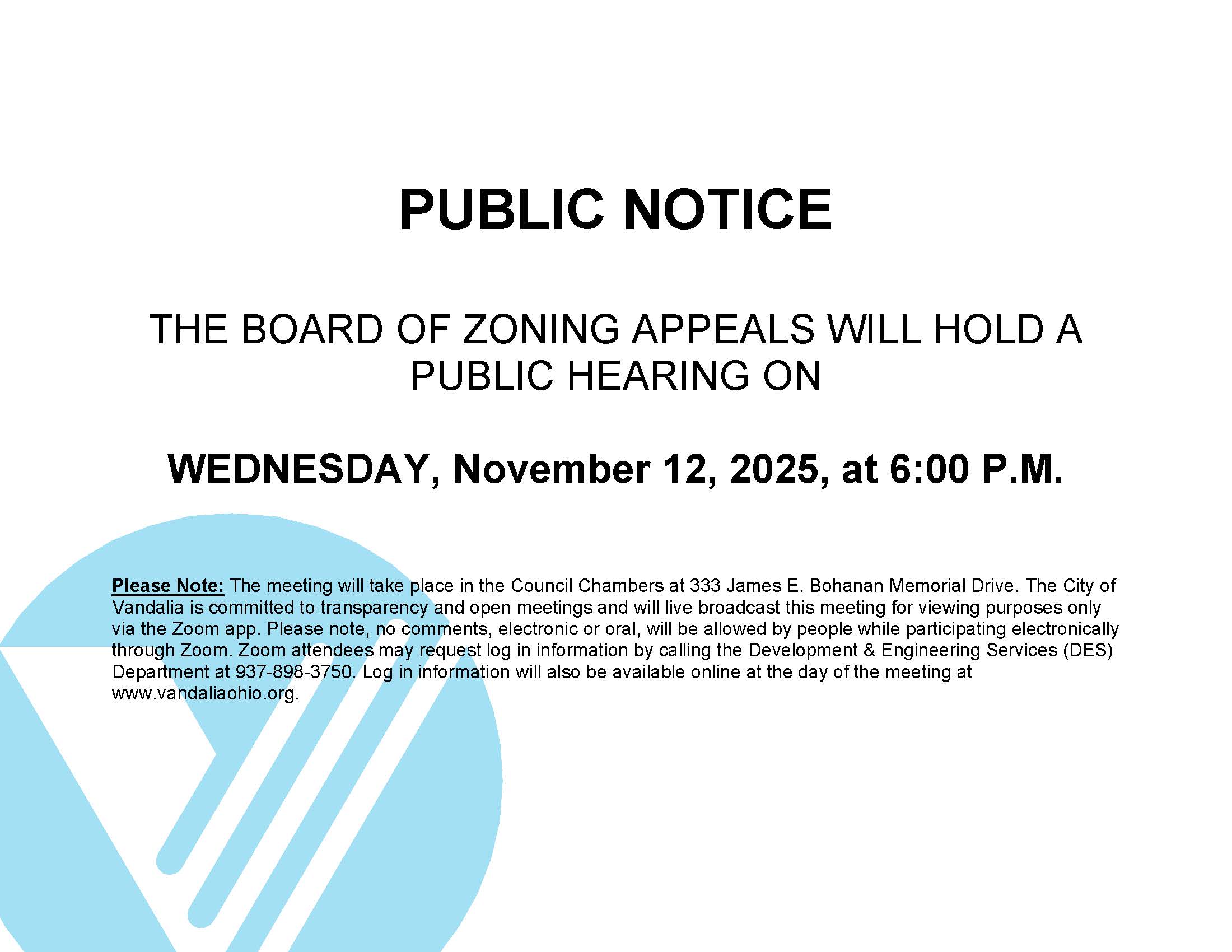 meeting notice