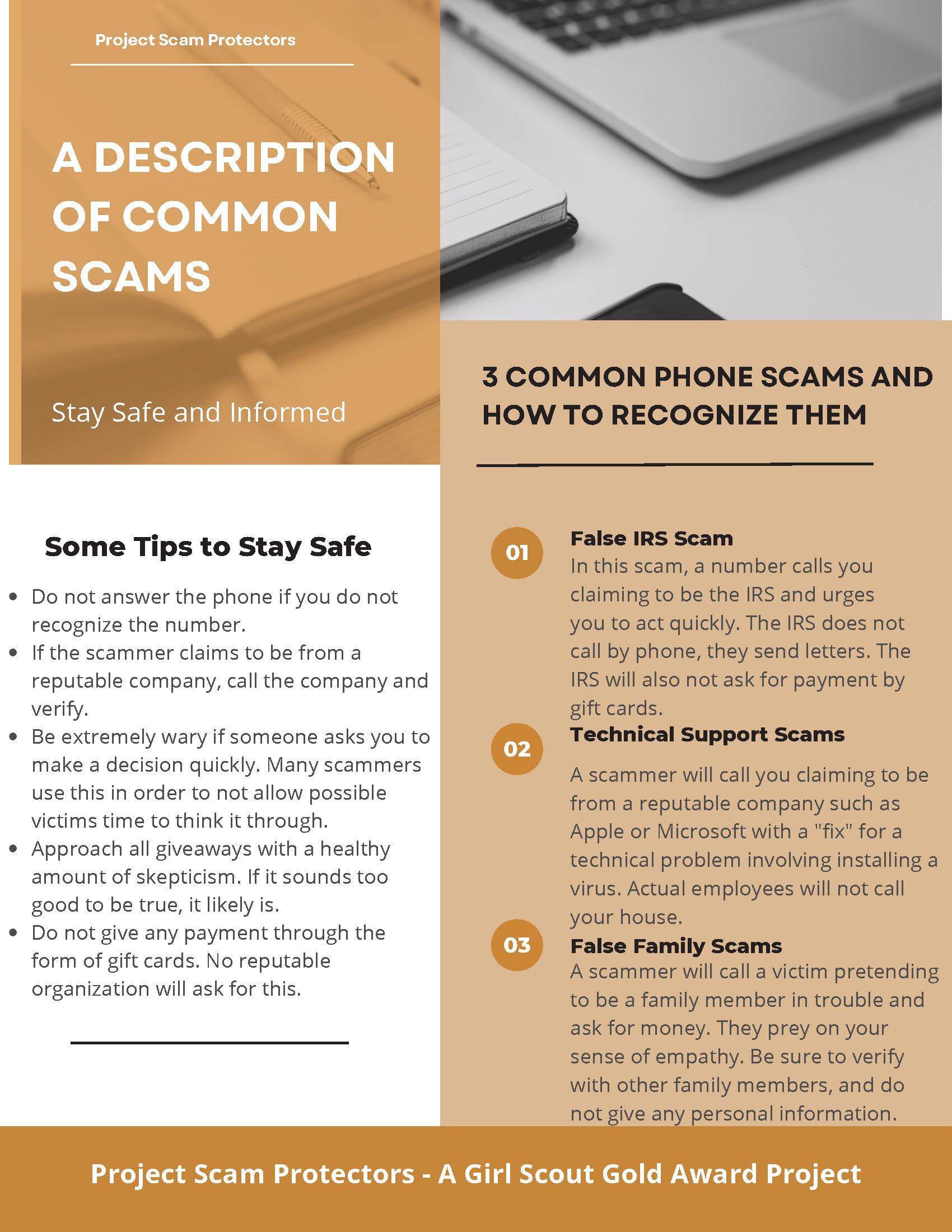 Description Common Scams